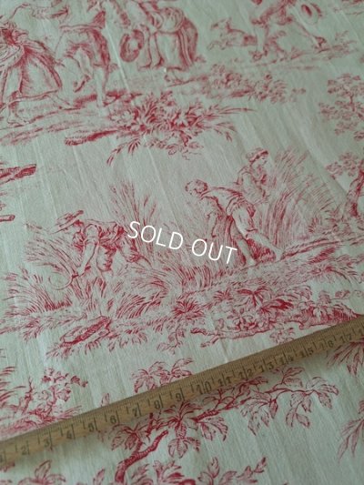 画像2: アンティークトワルドジュイ柄生地