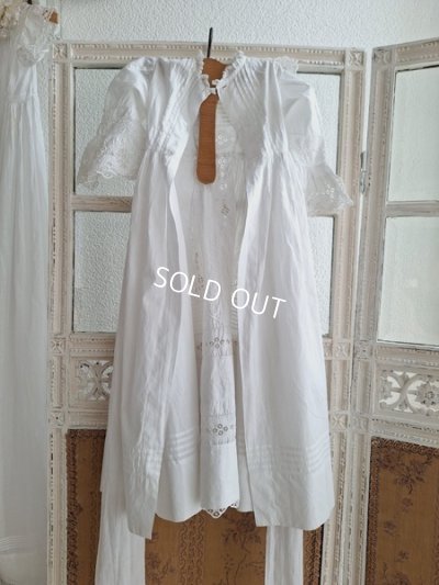 画像3: アンティークレースベビードレス