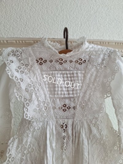 画像5: アンティークレースベビードレス