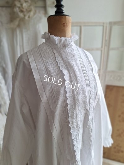 画像15: アンティークリネンナイトドレス