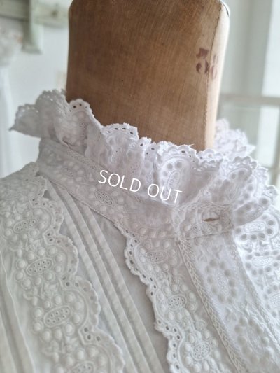 画像2: アンティークリネンナイトドレス