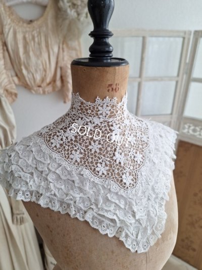 画像16: アンティークレース付け襟