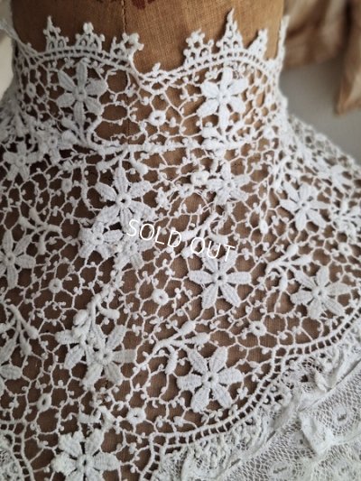 画像15: アンティークレース付け襟