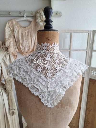 画像11: アンティークレース付け襟
