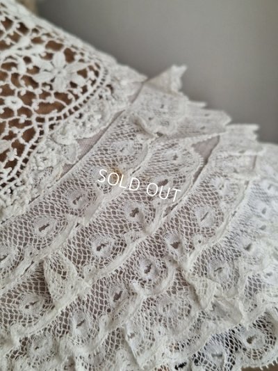 画像14: アンティークレース付け襟