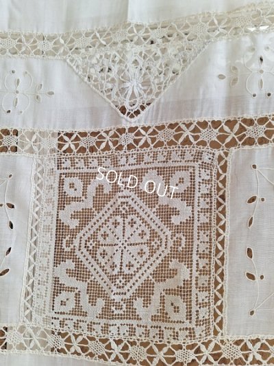 画像10: アンティークレースカーテン