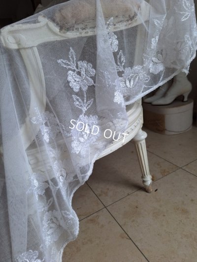 画像18: アンティークレースベッドスプレッド
