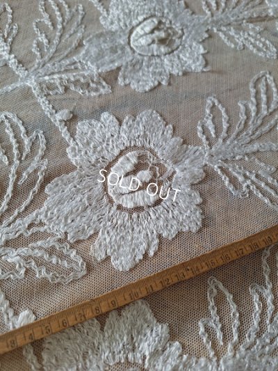 画像14: アンティークレースベッドスプレッド
