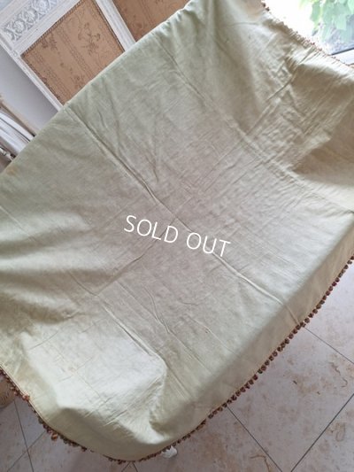 画像10: アンティーク花かご柄フレンチカーテン