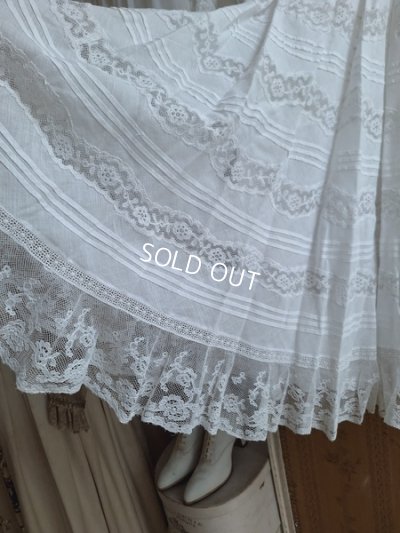 画像12: アンティークレースベビードレス