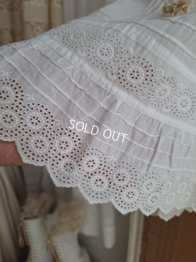 画像8: アンティークレースベビードレス