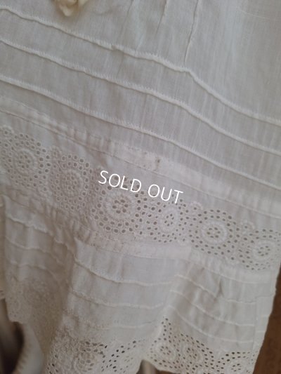 画像9: アンティークレースベビードレス