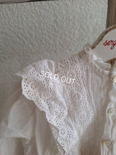 画像10: アンティークレースベビードレス