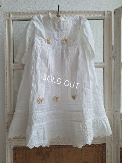 画像16: アンティークレースベビードレス