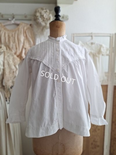 画像9: アンティークリネンブラウス