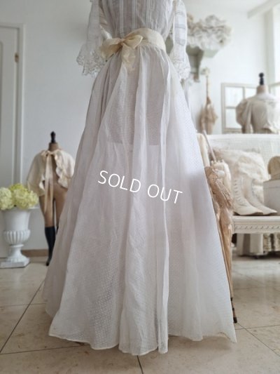 画像2: アンティークチュールペチコート付ロングスカート
