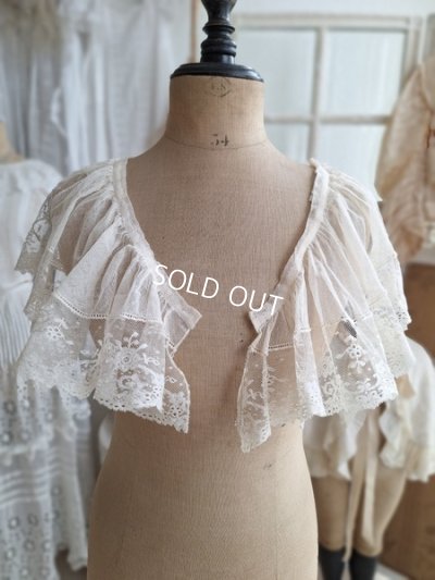 画像6: アンティークレース付け襟