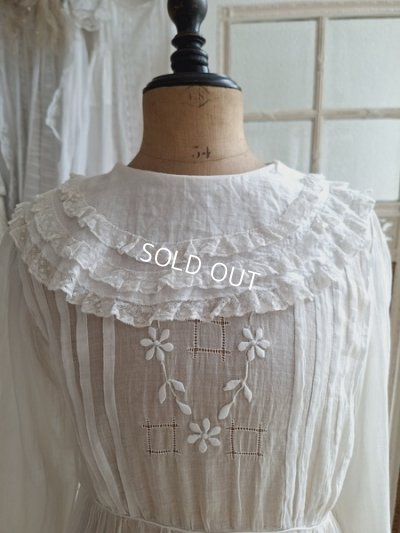 画像2: アンティークコミュニオンドレス