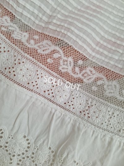 画像12: アンティーク洗礼式レースドレス