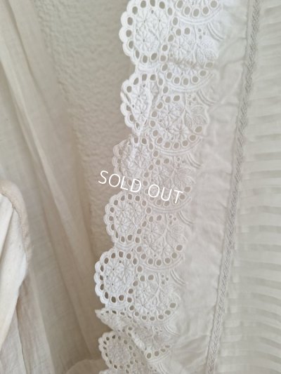 画像6: アンティーク洗礼式レースドレス