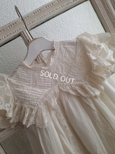 画像14: アンティークベビードレス