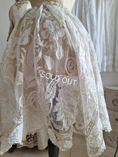 画像8: アンティークレーススカート