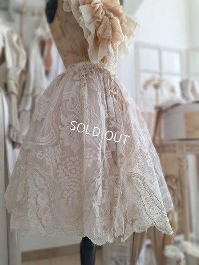 画像3: アンティークレーススカート