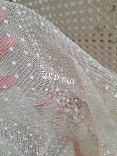 画像19: リボン装飾アンティークレースカーテン