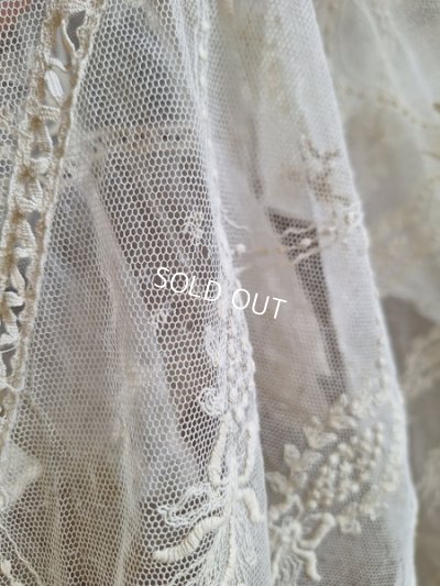 画像15: アンティークレースベッドスプレッド