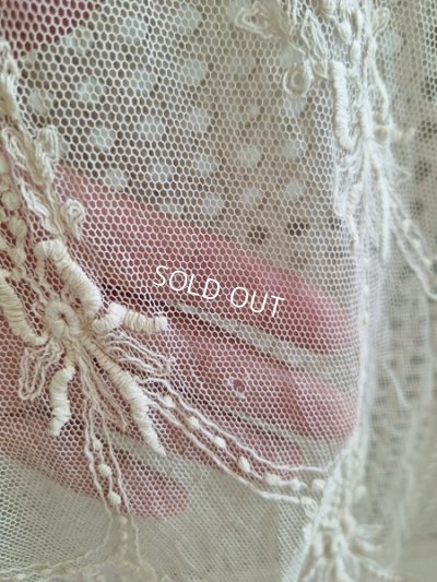 画像18: アンティークレースベッドスプレッド