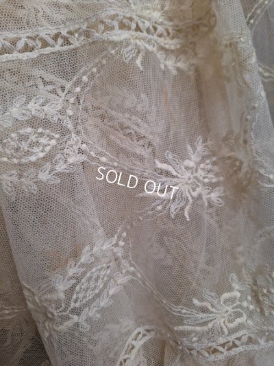 画像20: アンティークレースベッドスプレッド