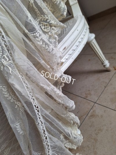 画像12: アンティークレースベッドスプレッド