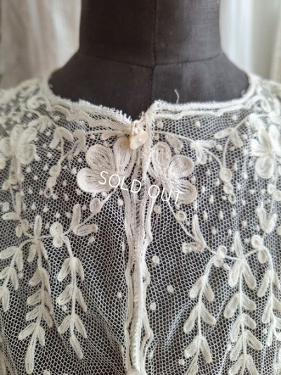 画像3: アンティークレースチャイルドボレロ