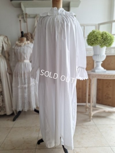 画像10: アンティークリネンナイトドレス