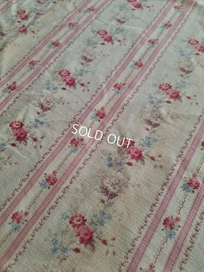 画像4: アンティークフレンチ花柄ファブリック