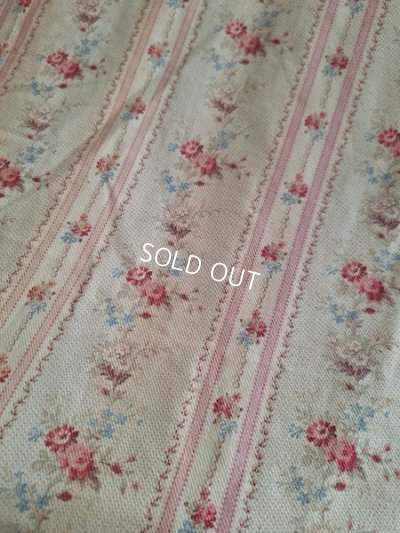 画像7: アンティークフレンチ花柄ファブリック