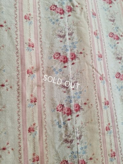 画像12: アンティークフレンチ花柄ファブリック