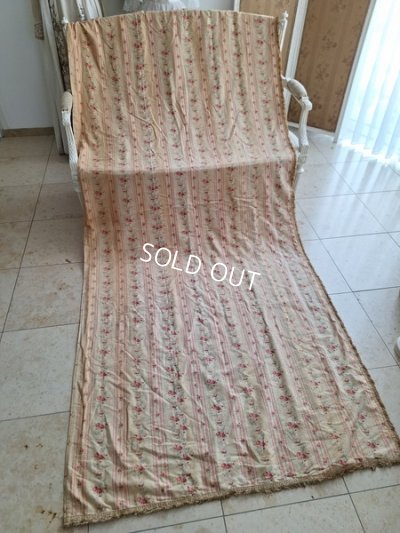 画像6: アンティークフレンチ花柄ファブリック