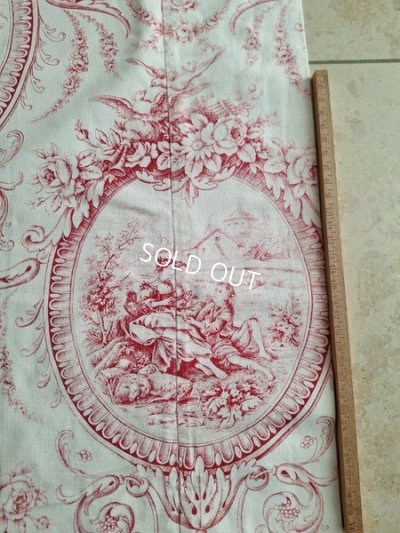 画像10: アンティークトワルドジュイペアカーテン150×68