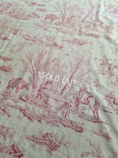 画像10: アンティークリネントワルドジュイ柄生地