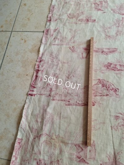画像18: アンティークリネントワルドジュイ柄生地