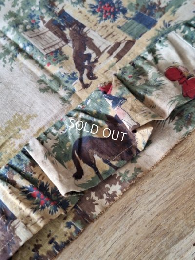 画像10: 赤ずきんちゃん柄生地