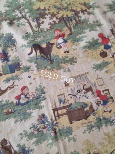 画像18: 赤ずきんちゃん柄生地