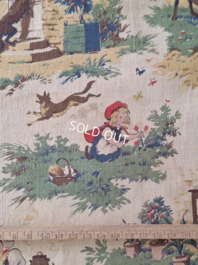 画像21: 赤ずきんちゃん柄生地