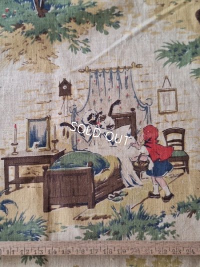 画像22: 赤ずきんちゃん柄生地