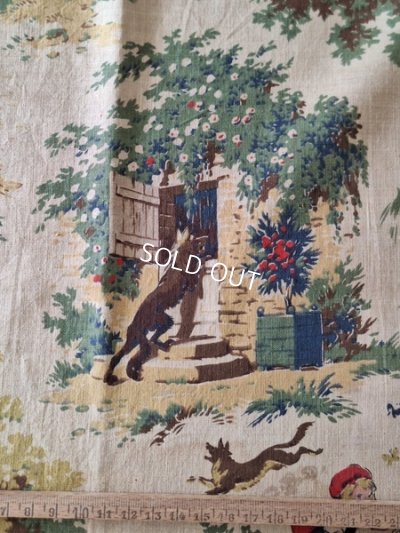 画像23: 赤ずきんちゃん柄生地