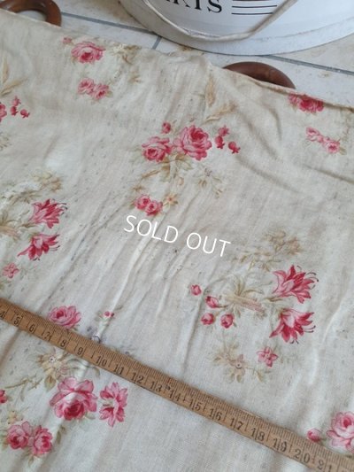 画像9: アンティークローズ柄フレンチカーテン