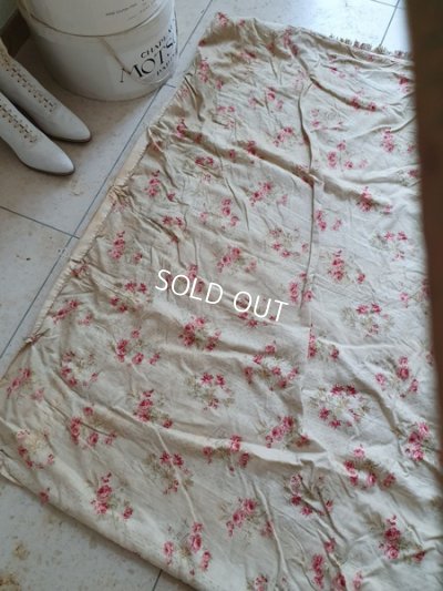 画像25: アンティークローズ柄フレンチカーテン