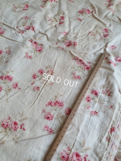 画像28: アンティークローズ柄フレンチカーテン