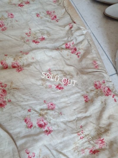 画像26: アンティークローズ柄フレンチカーテン